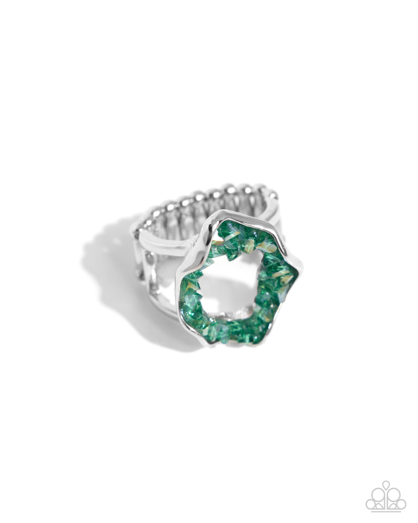 Geode Green Ring
